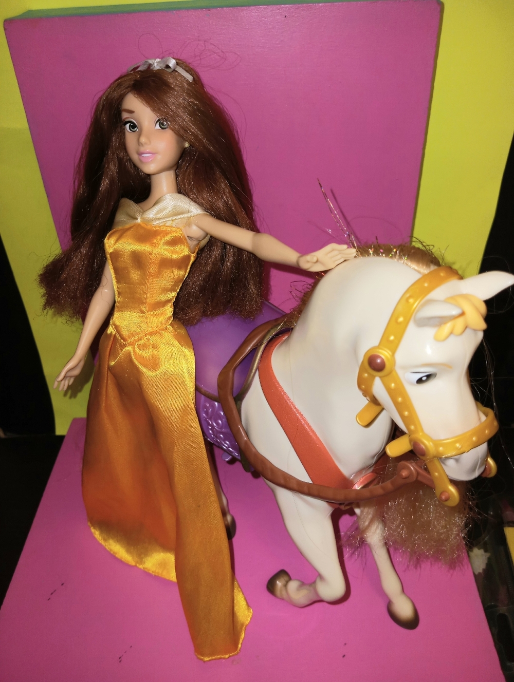 Beauty & The Beast Belle doll Horse bundle